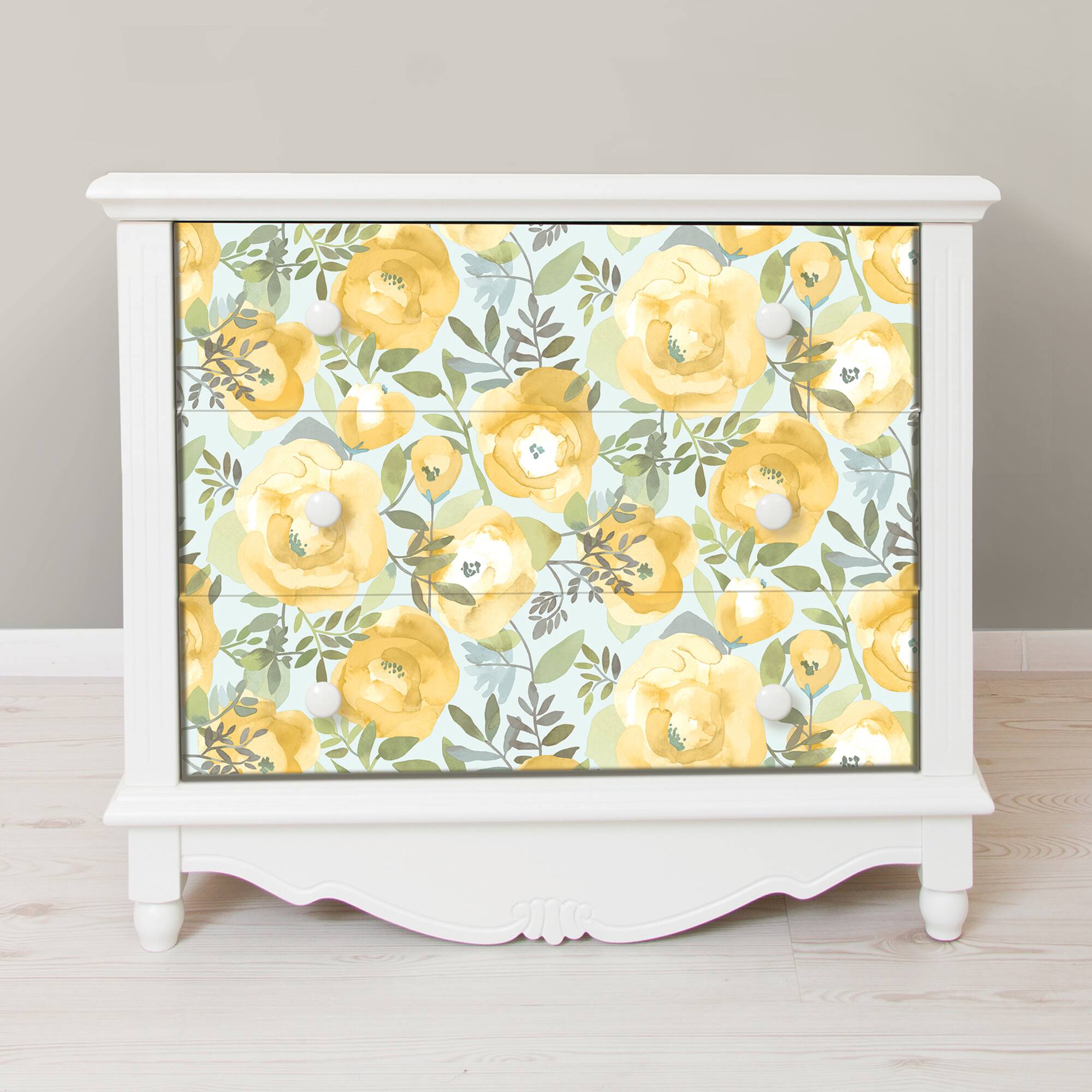NuWallpaper Peachy Keen Yellow Peel & Stick Wallpaper